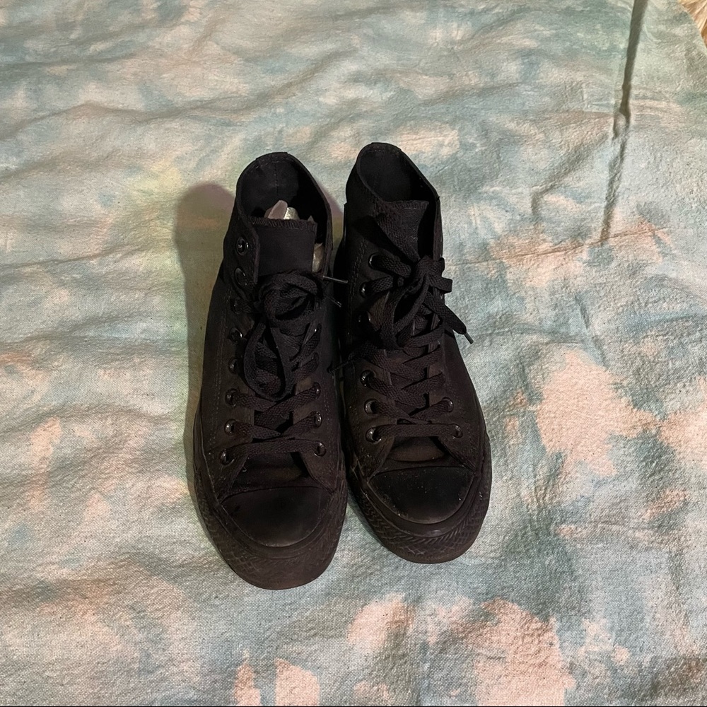 All black converse